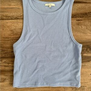 Z Supply Light Blue Ribbed Tank Top NWOT